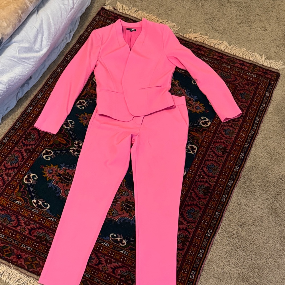 Fashion Nova Vibrant Pink Pantsuit